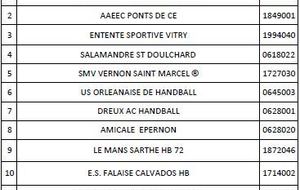 Les SM1 joueront en poule 3 la saison prochaine...