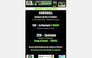 Matchs Samedi 1er février au Port à l'Anglais 