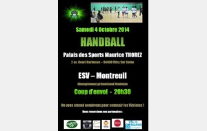 Match de Championnat régional Féminin : ESV - Montreuil