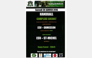 AFFICHE du Samedi 30 JANVIER 2016