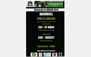 AFFICHE du Dimanche 31 JANVIER 2016