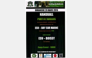 AFFICHE DU DIMANCHE 20 MARS 2016