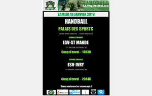 AFFICHE 19 JANVIER 2019: SF3 et SF2