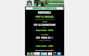 AFFICHE DU 17 FEVRIER 2019: -13G2 et SF3