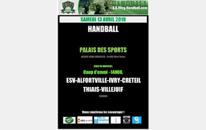 AFFICHE DU 13 AVRIL 2019: tournoi MINI-HAND