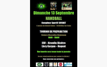Tournoi de préparation équipe réserve