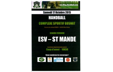 AFFICHE DU WEEK-END 17 Octobre 2015