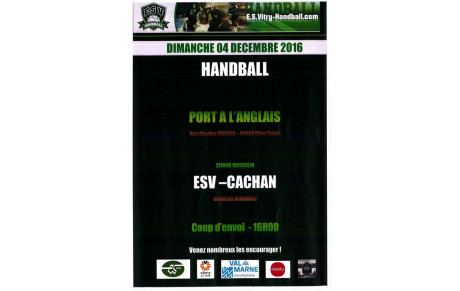 AFFICHE DU 04 DECEMBRE 2016