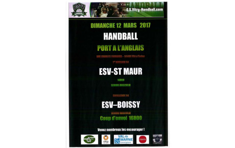 AFFICHE DU DIMANCHE 12 MARS 2017