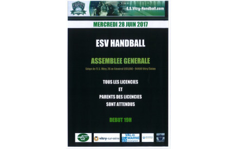 ASSEMBLEE GENERALE ESVITRY HB