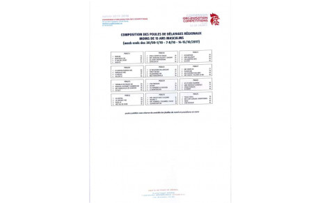 DEUXIEME BRASSAGE REGIONALE -15G