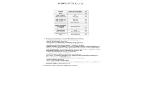 REINSCRITPION 2018-19