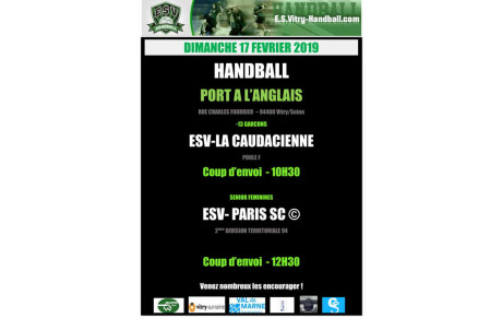 AFFICHE DU 17 FEVRIER 2019: -13G2 et SF3